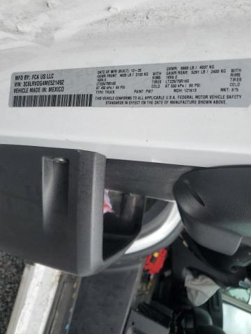 3C6LRVDG4ME521492 - 2021 RAM PROMASTER 2500 HIGH 白色 照片 13
