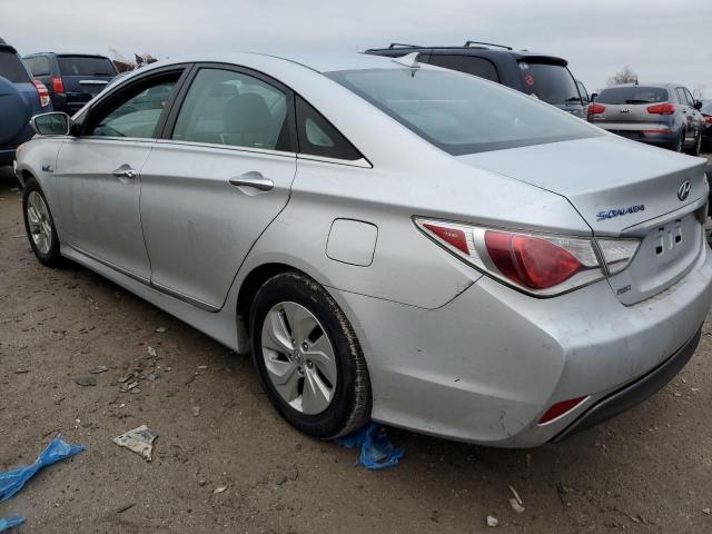 KMHEC4A42FA133850 - 2015 HYUNDAI SONATA HYB SILVER photo 2