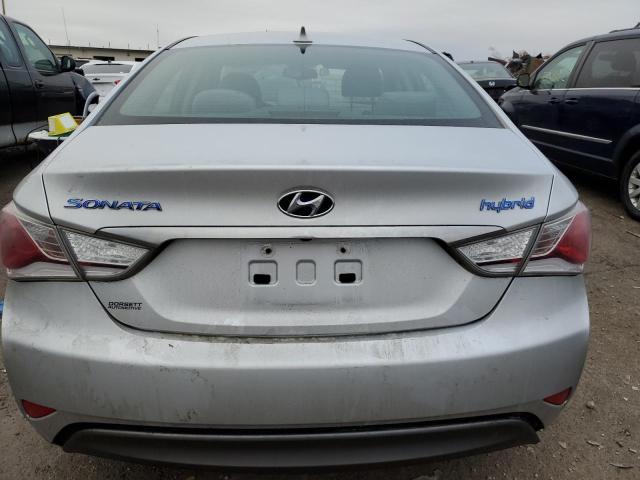 KMHEC4A42FA133850 - 2015 HYUNDAI SONATA HYB SILVER photo 6