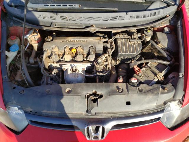 2HGFG11868H517926 - 2008 HONDA CIVIC EX RED photo 11