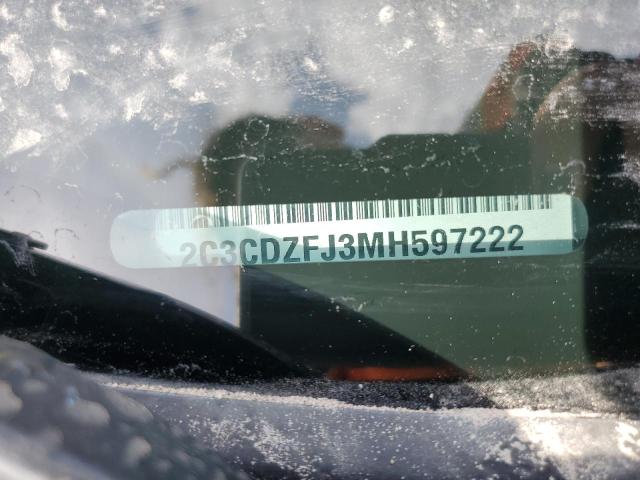 2C3CDZFJ3MH597222 - 2021 DODGE CHALLENGER R/T SCAT PACK GREEN photo 13