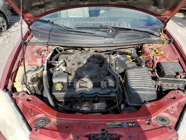 1C3EL65R34N260798 - 2004 CHRYSLER SEBRING LIMITED RED photo 11