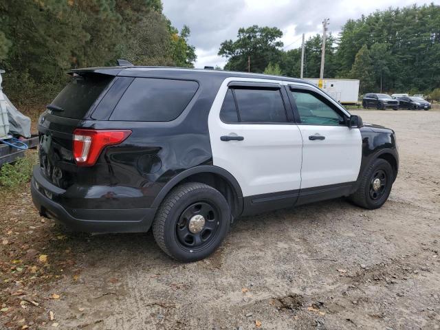 1FM5K8AR3KGA63322 - 2019 FORD EXPLORER POLICE INTERCEPTOR ორფეროვანი ფოტო 3