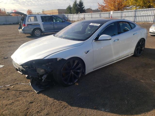 5YJSA1E24LF368337 - 2020 TESLA MODEL S Սպիտակ լուսանկար 1