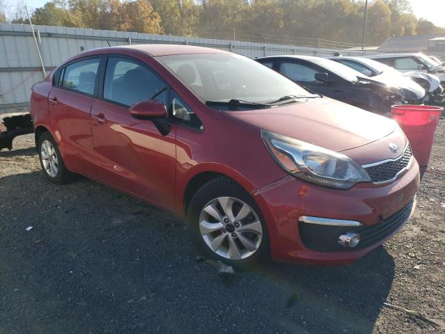 KNADN4A36G6578563 - 2016 KIA RIO EX RED photo 4