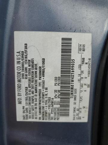 1LNHM81W4XY699035 - 1999 LINCOLN TOWN CAR EXECUTIVE BLUE photo 12
