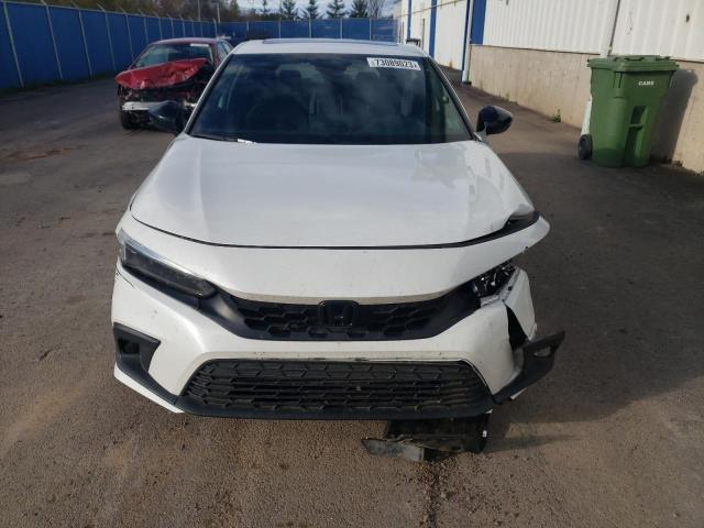 19XFL1H83NE402322 - 2022 HONDA CIVIC SPORT TOURING WHITE photo 5