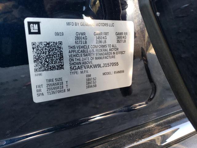 5GAEVAKW9LJ157055 - 2020 BUICK ENCLAVE ESSENCE 黑色 照片 13