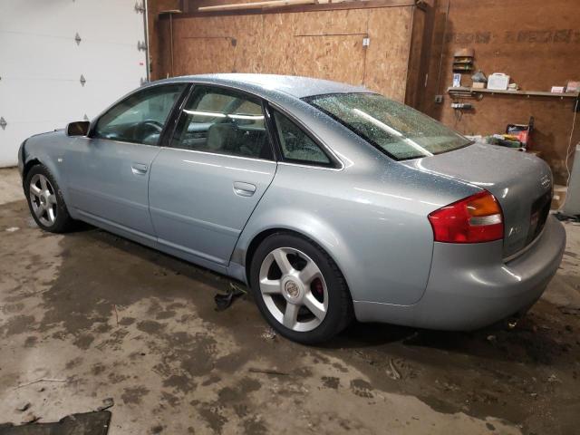 WAULD54B83N074765 - 2003 AUDI A6 2.7T QUATTRO BLUE photo 2