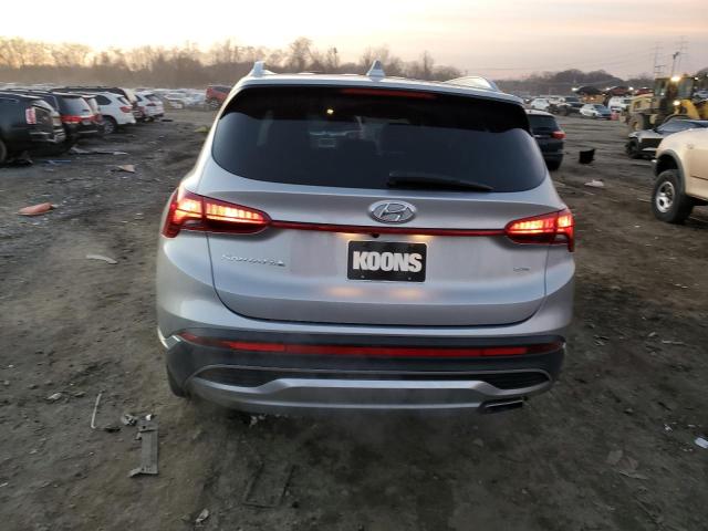 5NMS2DAJ4MH347256 - 2021 HYUNDAI SANTA FE SEL Արծաթագույն լուսանկար 6