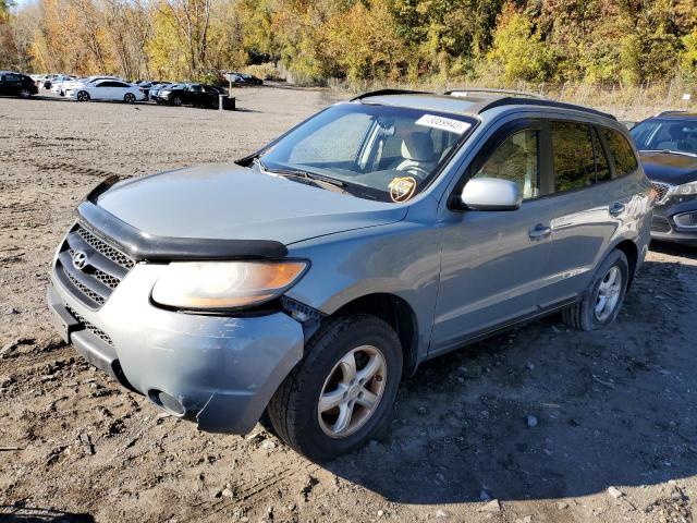 5NMSG13DX8H215938 - 2008 HYUNDAI SANTA FE GLS GRAY photo 1