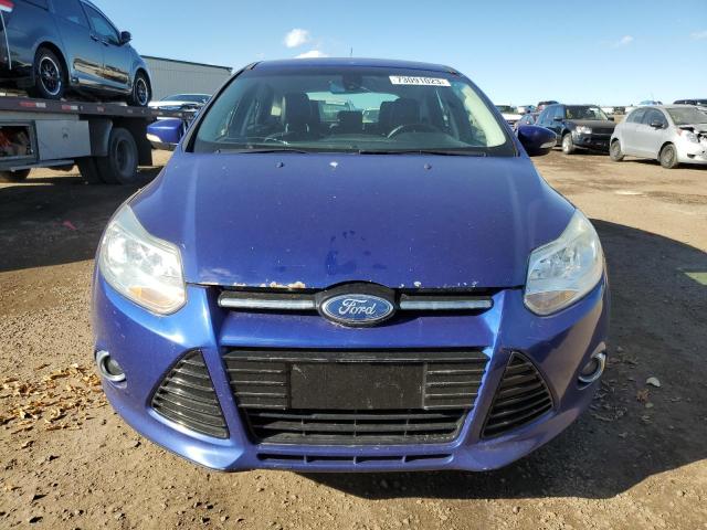 1FAHP3M21CL203337 - 2012 FORD FOCUS SEL BLUE photo 5