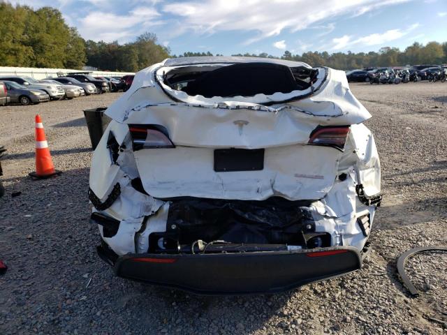 7SAYGDEF3NF544300 - 2022 TESLA MODEL Y WHITE photo 6