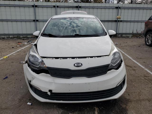 KNADM4A36H6039980 - 2017 KIA RIO LX WHITE photo 5