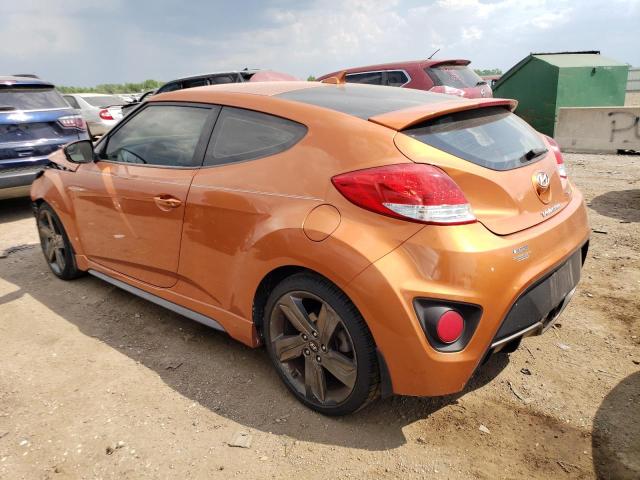 KMHTC6AEXFU235861 - 2015 HYUNDAI VELOSTER TURBO ORANGE photo 2