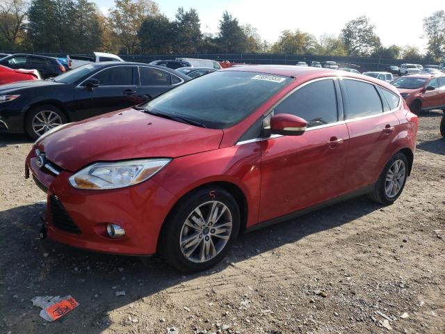 1FAHP3M29CL472671 - 2012 FORD FOCUS SEL RED photo 1