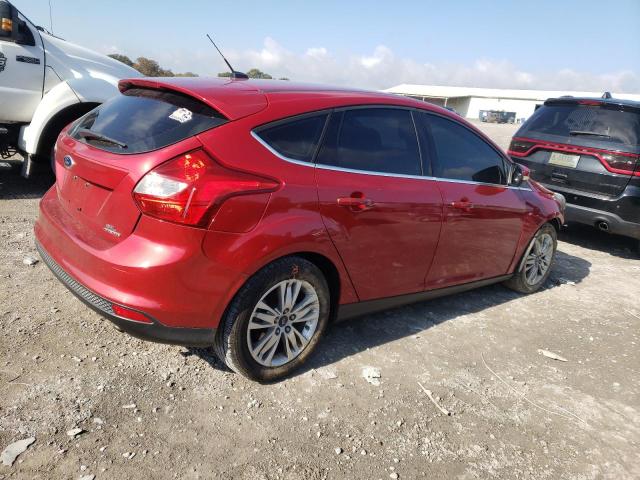 1FAHP3M29CL472671 - 2012 FORD FOCUS SEL RED photo 3