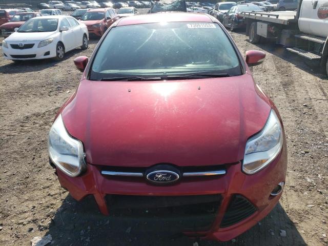 1FAHP3M29CL472671 - 2012 FORD FOCUS SEL RED photo 5