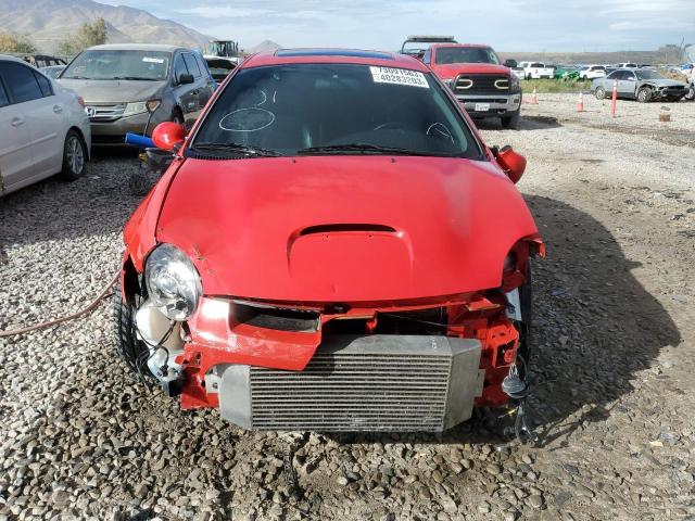 1B3AS66S95D182843 - 2005 DODGE NEON SRT-4 RED photo 5