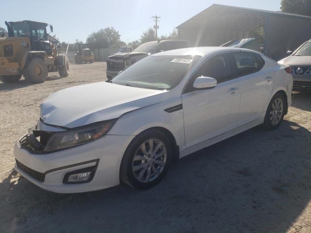 5XXGN4A74EG311200 - 2014 KIA OPTIMA EX WHITE photo 1