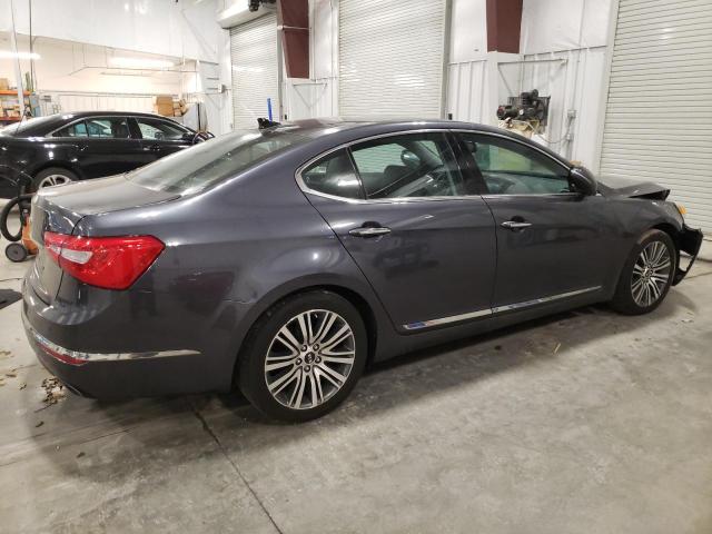 KNALN4D74E5162105 - 2014 KIA CADENZA PREMIUM GRAY photo 3