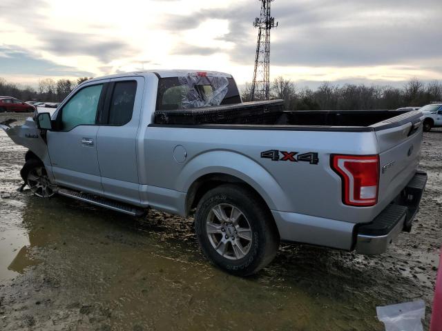 1FTEX1EP3HFA84014 - 2017 FORD F150 SUPER CAB SILVER photo 2