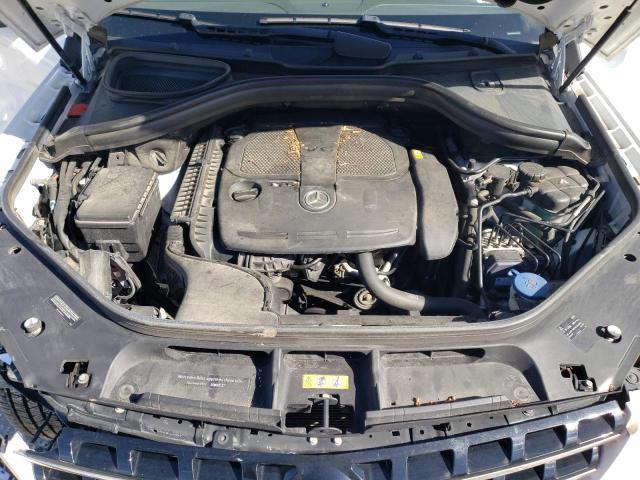 4JGDA5HBXEA390393 - 2014 MERCEDES-BENZ ML 350 4MATIC WHITE photo 12