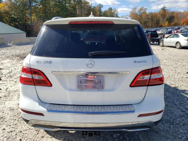 4JGDA5HBXEA390393 - 2014 MERCEDES-BENZ ML 350 4MATIC WHITE photo 6