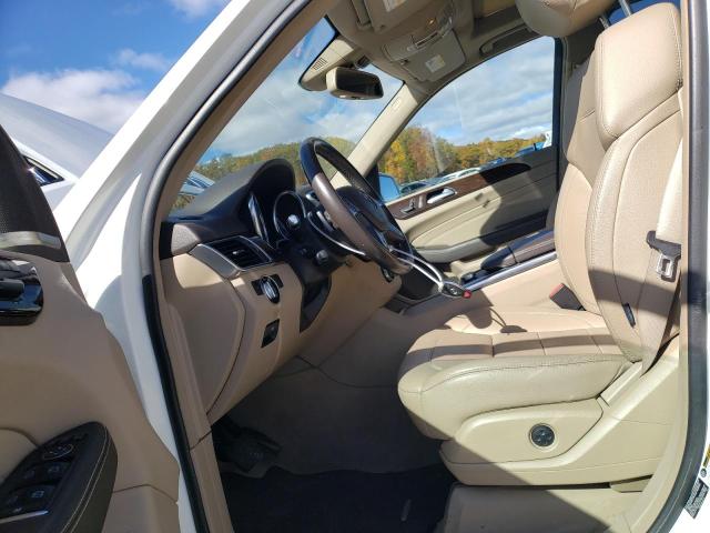 4JGDA5HBXEA390393 - 2014 MERCEDES-BENZ ML 350 4MATIC WHITE photo 7