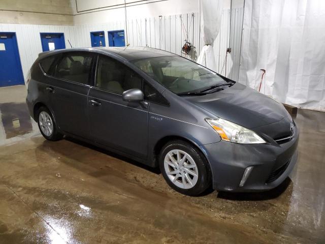 JTDZN3EU1D3246002 - 2013 TOYOTA PRIUS V GRAY photo 4