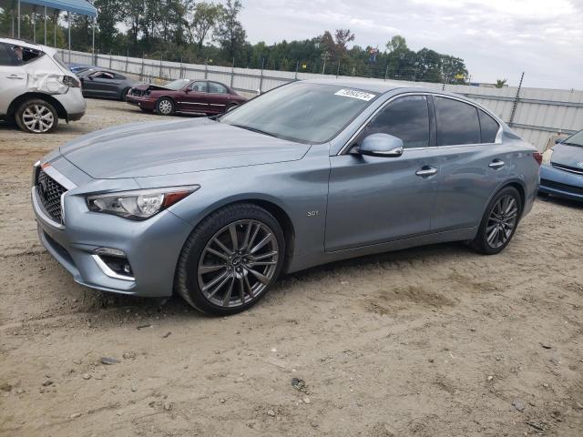 JN1EV7APXKM518952 - 2019 INFINITI Q50 LUXE BLUE photo 1