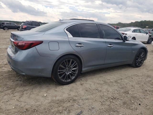 JN1EV7APXKM518952 - 2019 INFINITI Q50 LUXE BLUE photo 3