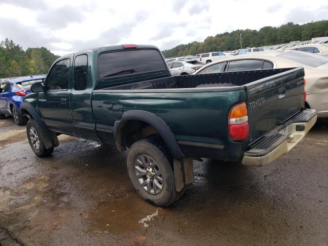 5TESM92NX1Z758200 - 2001 TOYOTA TACOMA XTRACAB PRERUNNER მწვანე ფოტო 2