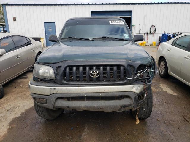 5TESM92NX1Z758200 - 2001 TOYOTA TACOMA XTRACAB PRERUNNER მწვანე ფოტო 5