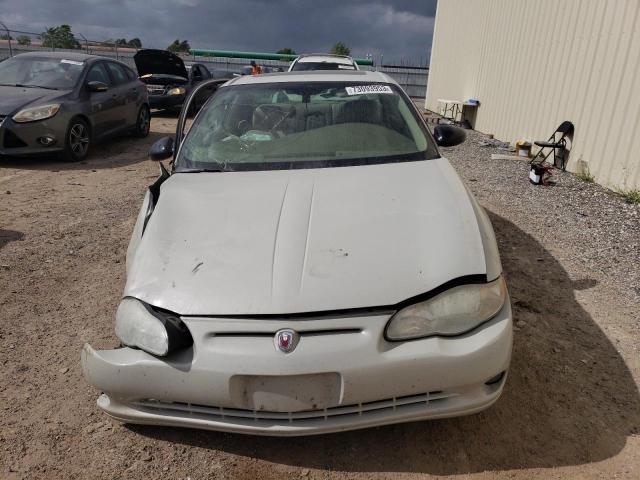 2G1WX15K349253906 - 2004 CHEVROLET MONTE CARL SS WHITE photo 5