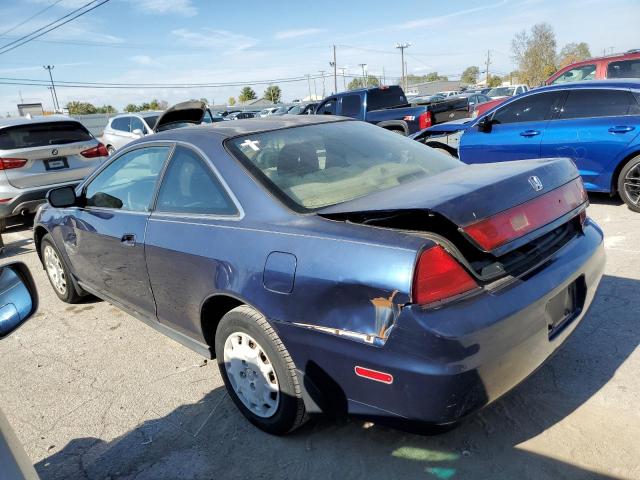 1HGCG31412A032403 - 2002 HONDA ACCORD LX BLUE photo 2