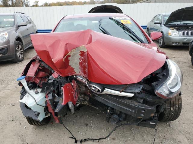 KMHDH4AE0GU592140 - 2016 HYUNDAI ELANTRA SE RED photo 5