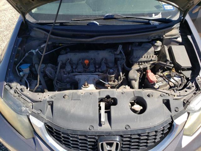19XFB2F98EE083956 - 2014 HONDA CIVIC EXL ნაცრისფერი ფოტო 11