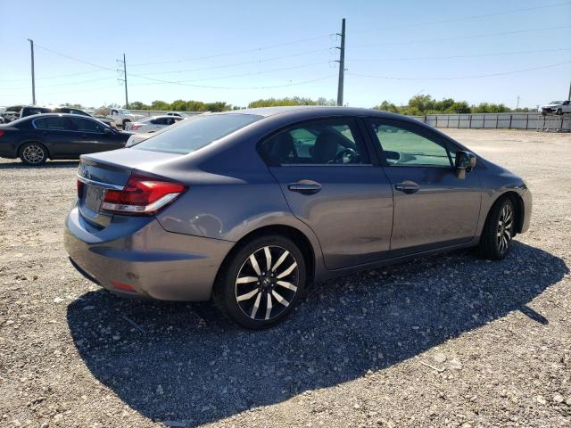 19XFB2F98EE083956 - 2014 HONDA CIVIC EXL ნაცრისფერი ფოტო 3