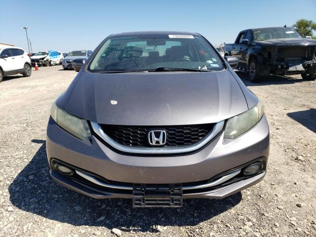 19XFB2F98EE083956 - 2014 HONDA CIVIC EXL ნაცრისფერი ფოტო 5