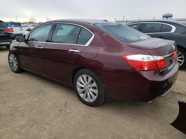 1HGCR3F85FA027815 - 2015 HONDA ACCORD EXL BURGUNDY photo 2