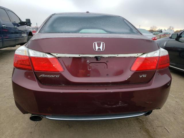 1HGCR3F85FA027815 - 2015 HONDA ACCORD EXL BURGUNDY photo 6