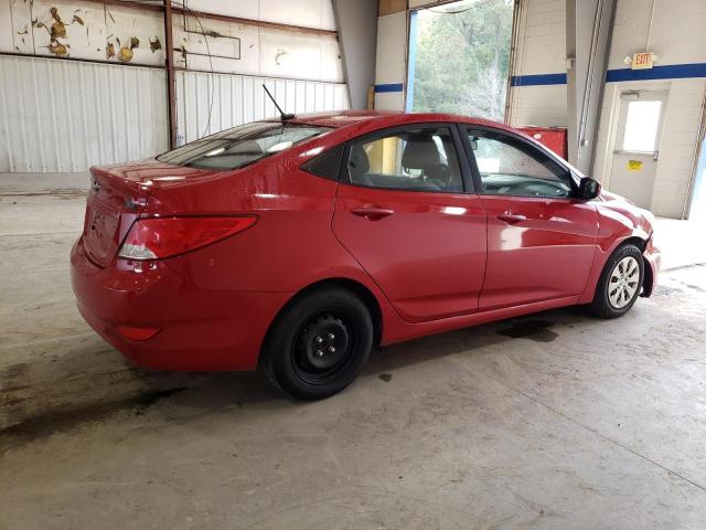 KMHCT4AE2GU095326 - 2016 HYUNDAI ACCENT SE RED photo 3