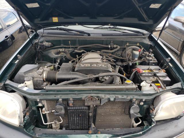 5TBBT44121S131934 - 2001 TOYOTA TUNDRA ACCESS CAB მწვანე ფოტო 11