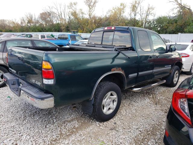 5TBBT44121S131934 - 2001 TOYOTA TUNDRA ACCESS CAB GREEN photo 3