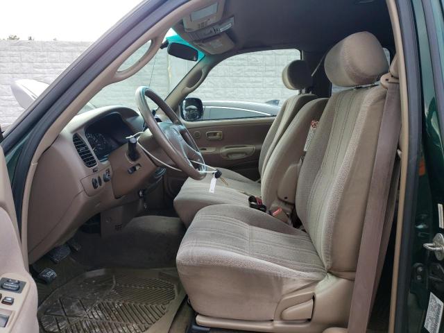 5TBBT44121S131934 - 2001 TOYOTA TUNDRA ACCESS CAB მწვანე ფოტო 7