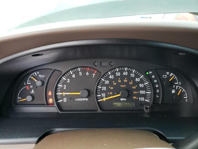 5TBBT44121S131934 - 2001 TOYOTA TUNDRA ACCESS CAB მწვანე ფოტო 9