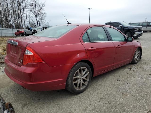 3FAHP0JG0CR223174 - 2012 FORD FUSION SEL RED photo 3