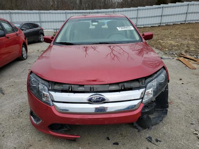 3FAHP0JG0CR223174 - 2012 FORD FUSION SEL RED photo 5