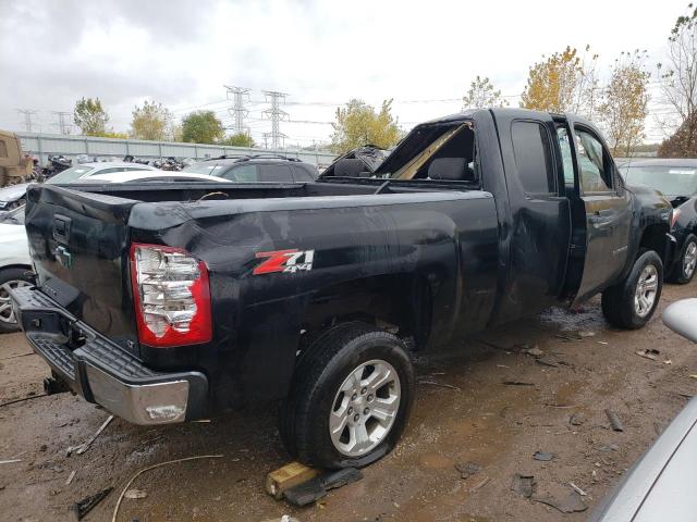 1GCSKSE38AZ257325 - 2010 CHEVROLET SILVERADO K1500 LT BLACK photo 3